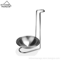 Stainless Steel spoon rest and utensil holder